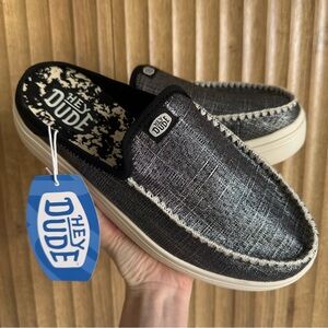 HEY DUDE Austin Lift Platform Slide Sneakers New NWT